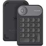 HUION Keydial Mini Bluetooth Programmable Keypad with Dial 5 Keys Anti-ghosting 18 Customized Keys, Wireless Shortcut Keyboar