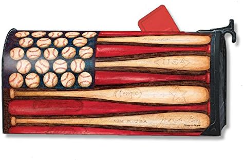 Studio M Fourth Of July Mailbox Cover Mail Wrap (Baseball Season)