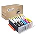 Sotek Edible Ink Cartridge Replacement for PGI-270XL CLI-271XL 270 271, Work with MG6820 MG5720 TS6020 TS5020 Cake Printing (1 Set, No Gray, 5-Pack)
