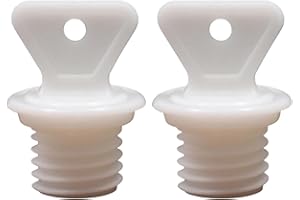 Hot Water Bag Hot Water Bottle Stopper 2PCS 21mm Leakproof Bag Stopper with Handle Replacement White Plastic Bottle Plug