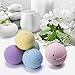Bath Bombs Gift Set, Anjou 8 x 4.0 oz Vegan Natural Essential Oils, Fizzy Spa Moisturizes Dry Skin, Bubble Baths, Christmas Gift Kit Ideas for Women, Kids, Girlfriend, Moms