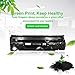 TN760 TN-760 Toner with CHIP for Brother TN730 TN-730 Black High Yield Toner Cartridge Replacement for Brother MFC-L2730DW DCP-L2550DW MFC-L2750DW (2-Pack Black)