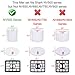 Anewise kit for Shark Rotator Pro Lift-Away Nv500 Hepa Filter & Foam Filter (Containing 4 Foam Filter and 2 Hepa Filter), Compare to Part # Xff500 Xhf500 (Not fit Rotator NV650 & NV750 Series)
