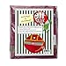 Wreath Storage Container - Canvas Bag with Clear Window and Handles Holds 48-Inch Artificial Wreath with Compartment for Ornaments by Elf Stor (Red)