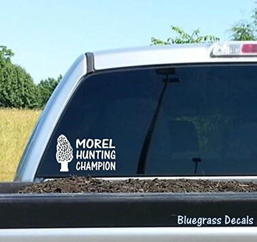 MUSHROOM MOREL HUNTING CHAMPION DECAL STICKER for Car TRUCK SUV Van Morchella Fungi Dryland Fish Hickory Chickens Vinyl Sticker Decal For Car Truck SUV Window Vinyl Sticker
