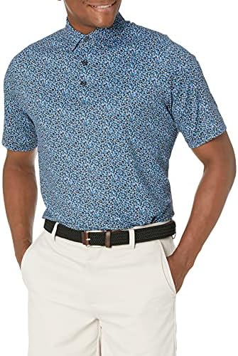 Callaway Men’s Printed Short Sleeve Marled Golf Polo Shirt