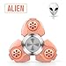 Dacra For UFO Tri-Spinner Rose Gold Fidget Focus ADHD EDC Time Killer Toy With Beautiful Look and Great for Anxiety Relief & Deep Thought, Stable Bearing and Smaller Friction