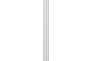 CenPro 74" High Commercial Medium Duty Chrome Wire Shelving Posts, Pack of 4 Stationary Chrome Posts for Wire Shelving Units, NSF Certified (30V-A76)