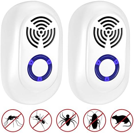 NDLBS Ultrasonic Pest Repellent(2 pack), Best Electronic Pest Reject Repeller Plug In -Mosquito Repellent, Pest Control for Roach, Mice, Spider, Ant,Rodent,Bedbugs –For Indoor and Outdoor