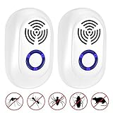 NDLBS Ultrasonic Pest Repellent(2 pack), Best Electronic Pest Reject Repeller Plug In -Mosquito Repellent, Pest Control for Roach, Mice, Spider, Ant,Rodent,Bedbugs â€“For Indoor and Outdoor
