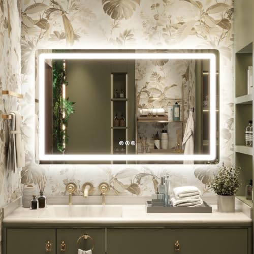 48" X 30" Led Bathroom Mirror Lights