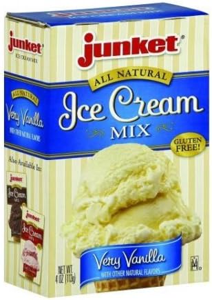 Junket Vanilla Ice Cream Mix, 4-Ounce Boxes (Pack of 24)