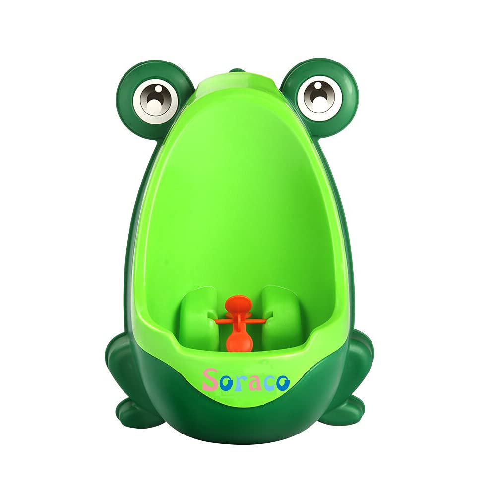 Baby Potty Training Urinal for Toddler Boy with Funny Whirling Target Green
