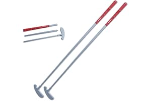 FUNGREEN Golf 2PCS/Pack Two-Way Putter Club for Right or Left Handed Golfers Foldable Alloy Rod Head Kids Adults Golf Putter - 34" Length