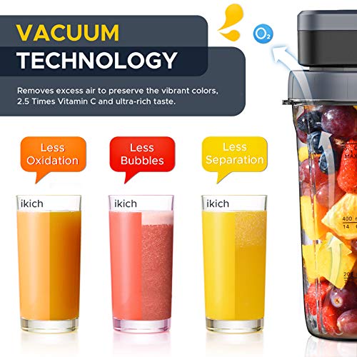 IKICH Vacuum Blender, Professional Countertop Blender Ice Crusher