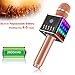 Wireless Karaoke Microphone-H8,Handheld Portable Bluetooth Karaoke Machine Built in Disco LED Lights,Bluetooth Speakers,Mini Karaoke Mic For Party Singing,Kids,Home KTV by AUTELL