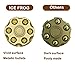 ICE FROG Metal Revolver Spinner Fidget, Solid Brass Metal Toy Surface Finish Hand Finger Spinners Focus Fingertip Spinner Toys - For ADD, ADHD, Anxiety, Autism Adult Children - Gun