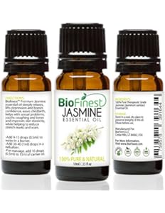 BioFinest Jasmine Essential Oil - 100% Pure Undiluted...