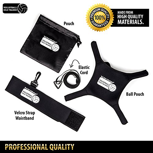 Red Oak Collections Indoor Outdoor Volleyball Training Tether: Practice Trainer Rebounder Equipment Gear Aids Serving Spike & Setting Skills for Kids High School Junior Pro & Beach Players - Thumbnail 4