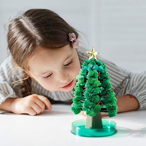 Kasien Paper Tree Flowering Toy Magic Growing Paper Christmas Tree Creative Birthday Gift Educational Novelty Games Toy Holiday Decoration