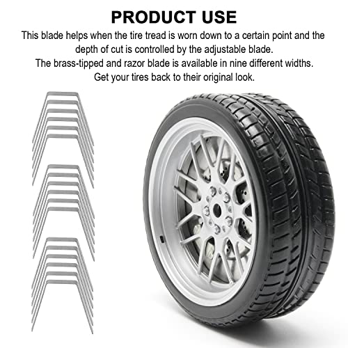 Aulpq Tire Groover Blade For Ideal Tire Groover Regroover 8 1/2" （18