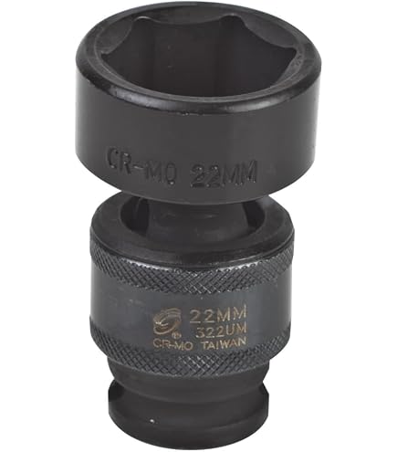 SUNEX Tools 3/8 in. Drive 21mm 6-Point Universal Impact Socket, CR