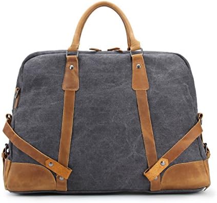 Vintage Travel Duffel Bags Weekend Luggage Shoulder Handbag Weekender Overnight Tote Bag