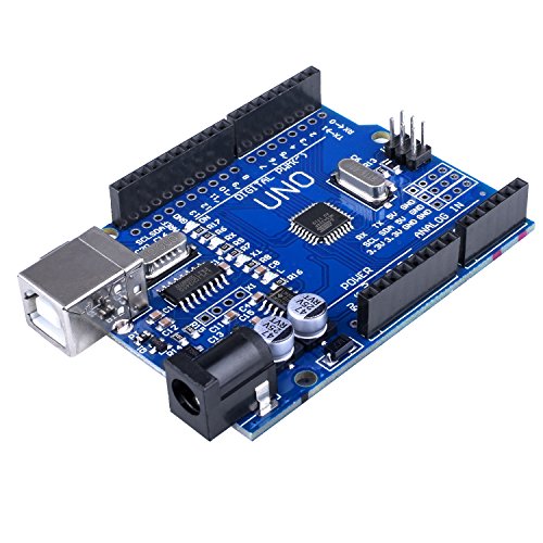 Quimat Arduino UNO R3 ATmega328P CH340 Development Board Compatible Arduino IDE Development Kit Microcontroller with USB Cable Straight Pin Header 2.54mm Pitch Robot Parts