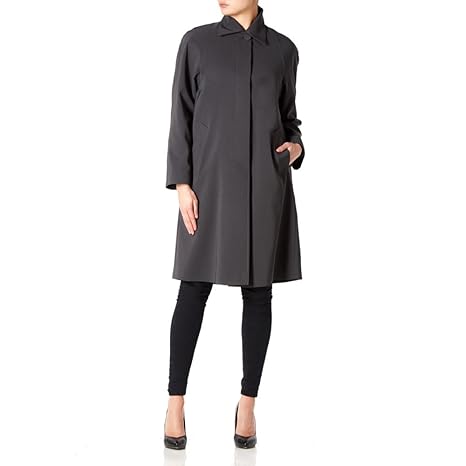 La Creme - Frauen Frühling/Sommer Übergröße Leicht Mantel Damen Jacke Überdimensional groß volle Länge Swing Mantel