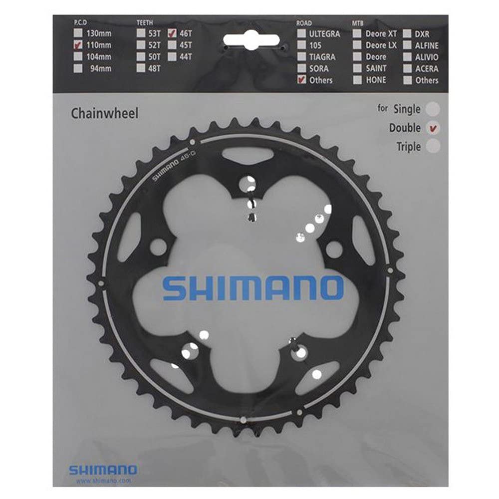 Shimano FC-CX50 chainring, 46T G-type, black
