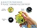 PILPOC theFube Fidget Cube with 12 Sides - Handy Anxiety Toys for Kids and Adults - Fidget Dice for Stress Relief & Focus - Anti Stress Cube for ADHD, ADD, with Carry Case (Green & Mix)