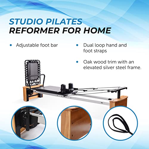 AeroPilates Reformer Pro XP 557 Pilates Reformer Workout Machine for