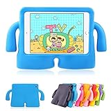 Lioeo iPad Mini Case Kids iPad Mini 4 Case Shock Proof Freestanding Handle Lightweight EVA Foam Protective Cases Covers Apple iPad Mini 4 3 2 1 7.9 inch (Blue)