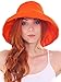 AshopZ Women's Cotton Foldable Summer Sun Hat w/ Bow