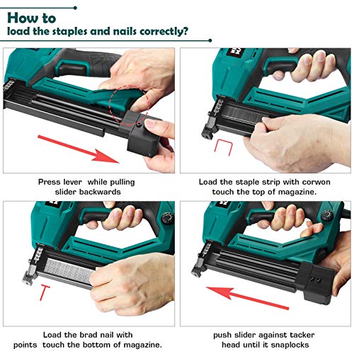 Electric Brad Nailer, NEU MASTER NTC0040 Electric Nail Gun/Staple Gun