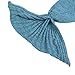 YUSHOP Adult Girls Crochet Knitted Mermaid Tail Blankets, Bedroom Sofa Sleeping Bags Blanket