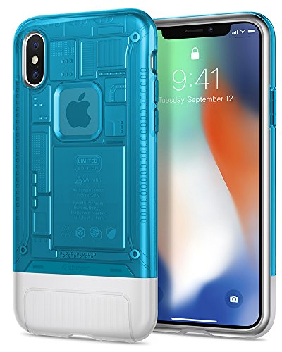 Spigen Classic C1 10th Anniversary Limited Edition Iphone X Case With Air Cushion Technology For Apple Iphone X 17 Blueberry Pricepulse