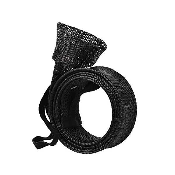 Isafish-Braided-Fishing-Rod-Cover-Gloves-67-Inch-Bait-Casting-Rod-Sleeve-Protector-Pole-Fishing-Tools-Jacket-Socks-Black