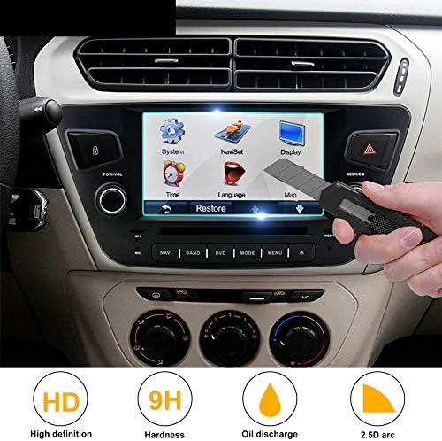 Piaobaige 車のスタイリングセンターコンソール液晶画面ステッカーgpsナビゲーション画面強化シボレークルーズ用