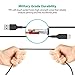 USB Type C Cable, RAVPower USB A to USB C Charger (3ft, 6ft), 2 Pack Fast Charging Cord Compatible Galaxy S9 S8 Plus Note 8, Google Pixel, LG V30 G6 G5, Nintendo Switch, OnePlus 5 3T and More (Black)