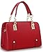 ILISHOP Women's New Fashion Shoulder Bags Top-handle Bags For Ladies Casual Cross-body Bags For Teens Hot Sale (Red)