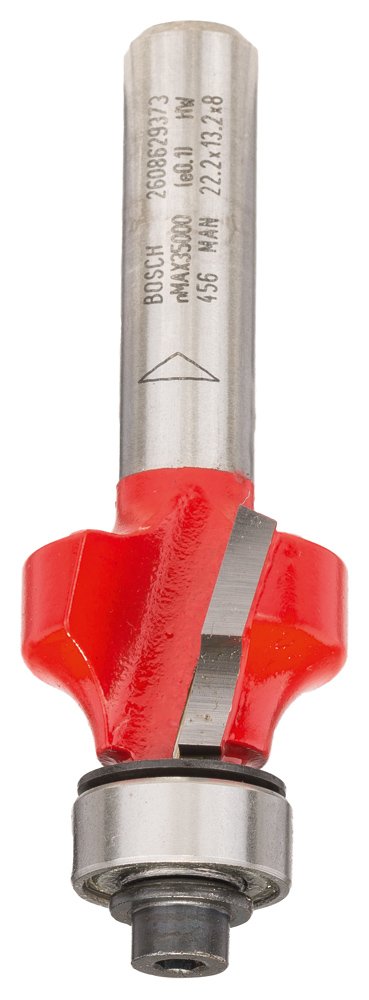 Bosch Accessories 2608629373"Expert" Rounding Router Bit, 0 V, Silver, 8 x 22.2 x 55 mm