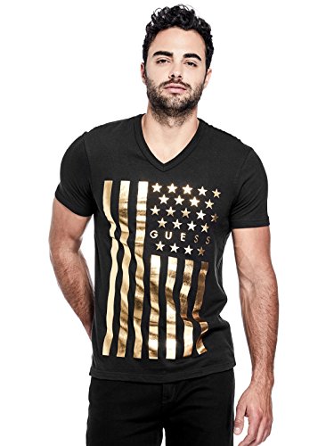 GUESS Factory Men's Washington Flag V-Neck Tee