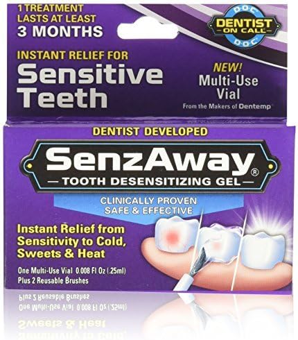 Dentist On Call SenzAway Tooth Desensitizer Gel - Buy Packs and SAVE (Pack of 6)