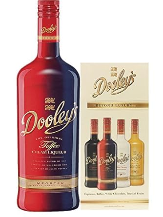 Dooleys Toffee Likör mit Wodka 0,7 Liter + Dooleys Cocktailheft