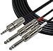 GLS Audio 6ft Y-Cable Splitter Cord - Full Metal 1/8