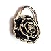 Elesa Miracle Purse Hook Value Set, 2pc Handbag Hanger, Folding Table Hanger, Handbag Accessories, Black and White Flower
