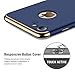 RANVOO iPhone 7 Case, Slim Fit Thin Hard Stylish Cover 3 in 1 Detachable Case, Blue [Clip-ON Series]