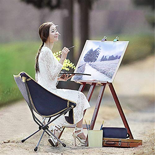 Campingstuhl aus Aluminiumlegierung, Klappstuhl, leicht, für Camping, Picknick, Angeln, max. Belastung 100 kg – Bild 4