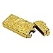 Padgene Shake Electronic Pulse Arc Cigarette Lighter, Dragon Flameless USB Rechargeable Arc Lighter, Gold